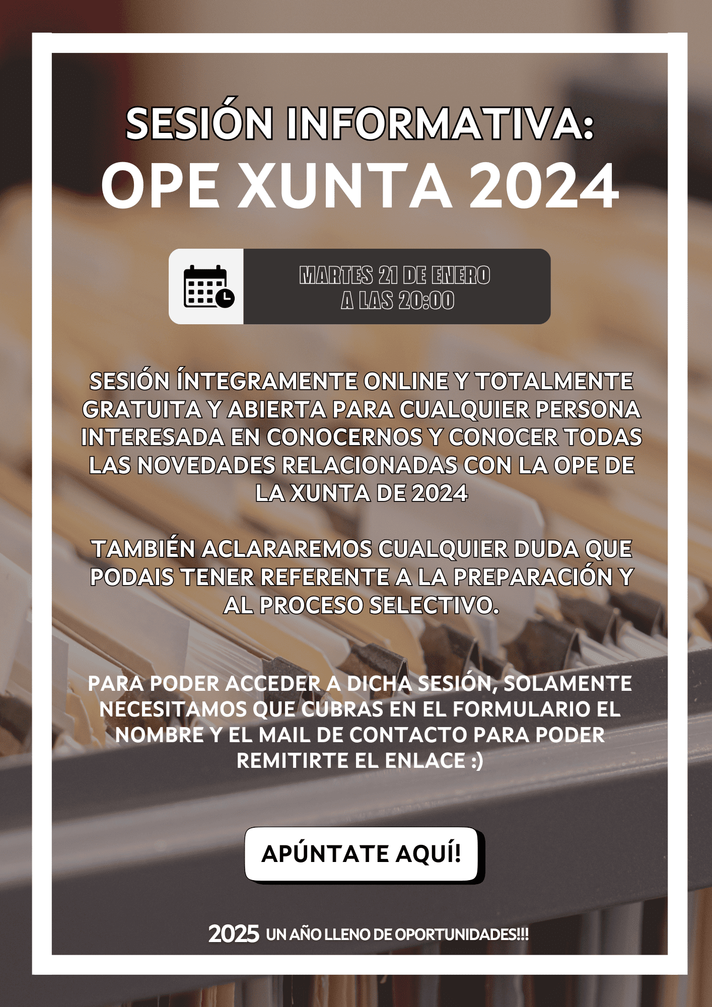 Sesión informativa OPE Xunta 2024