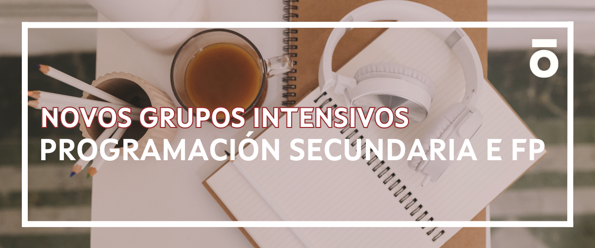 Novos grupos intensivos - Programación e UUDD.