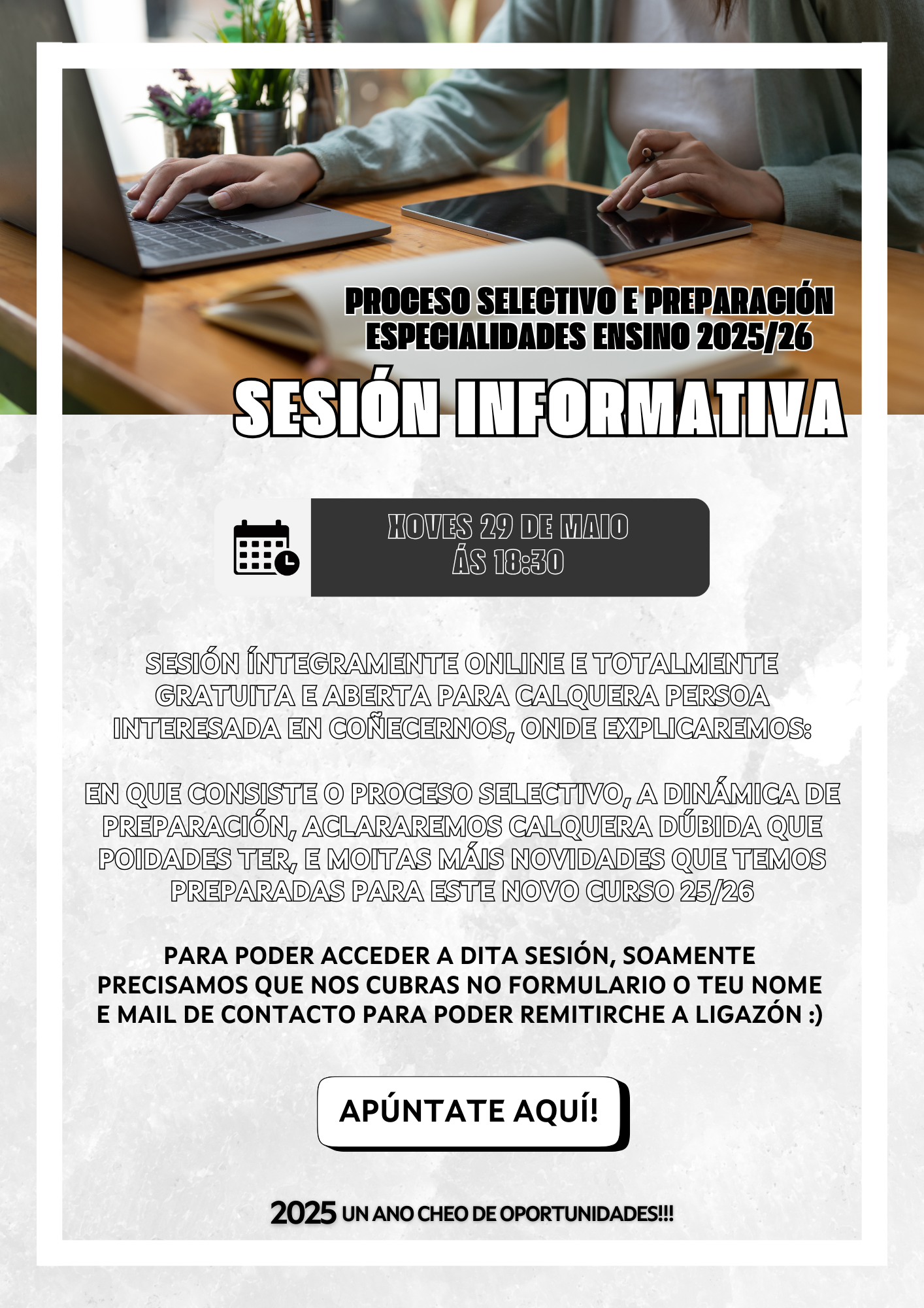 Sesión Informativa Ensino 2025/26